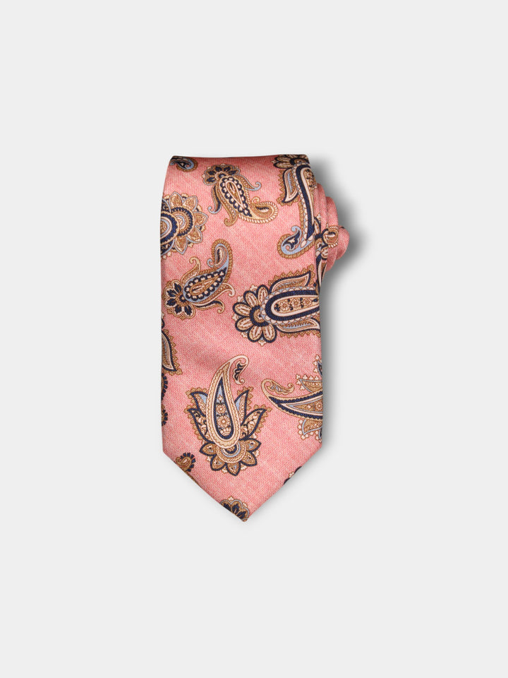 John Hyatt Paisley Tie | Pink