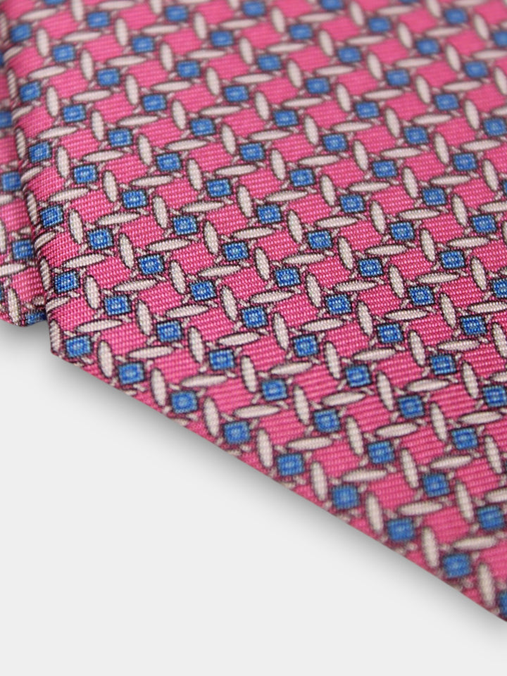 John Hyatt Oval Link Tie | Pink