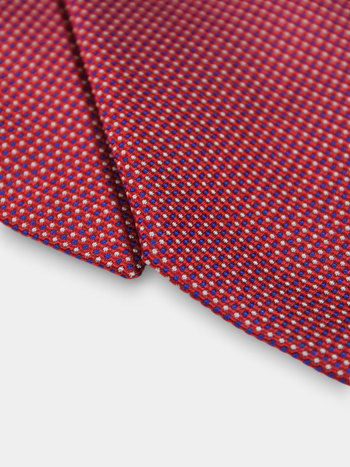 John Hyatt Micro Dot Tie | Red