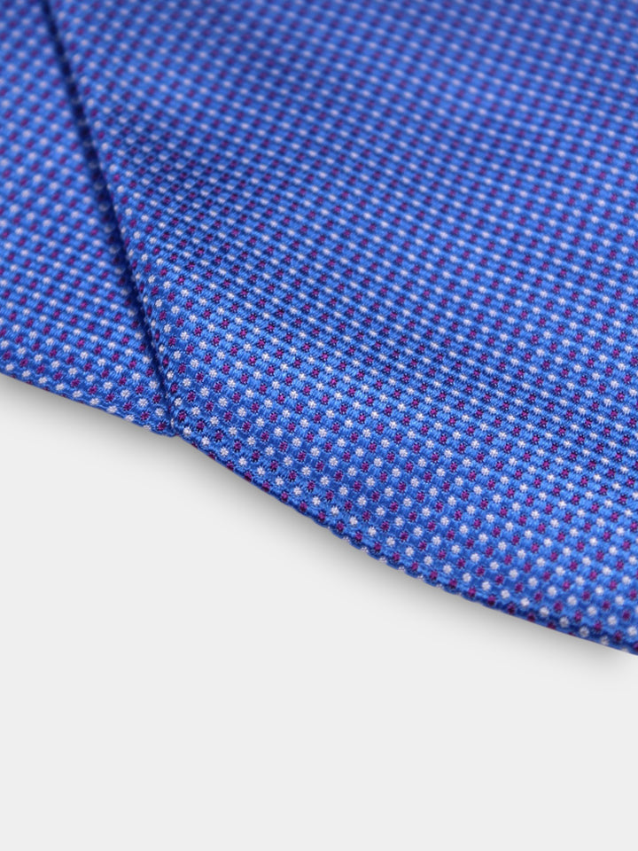 John Hyatt Micro Dot Tie | Blue
