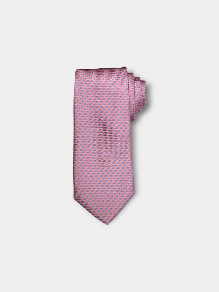 John Hyatt Textured Silk Tie | Pink