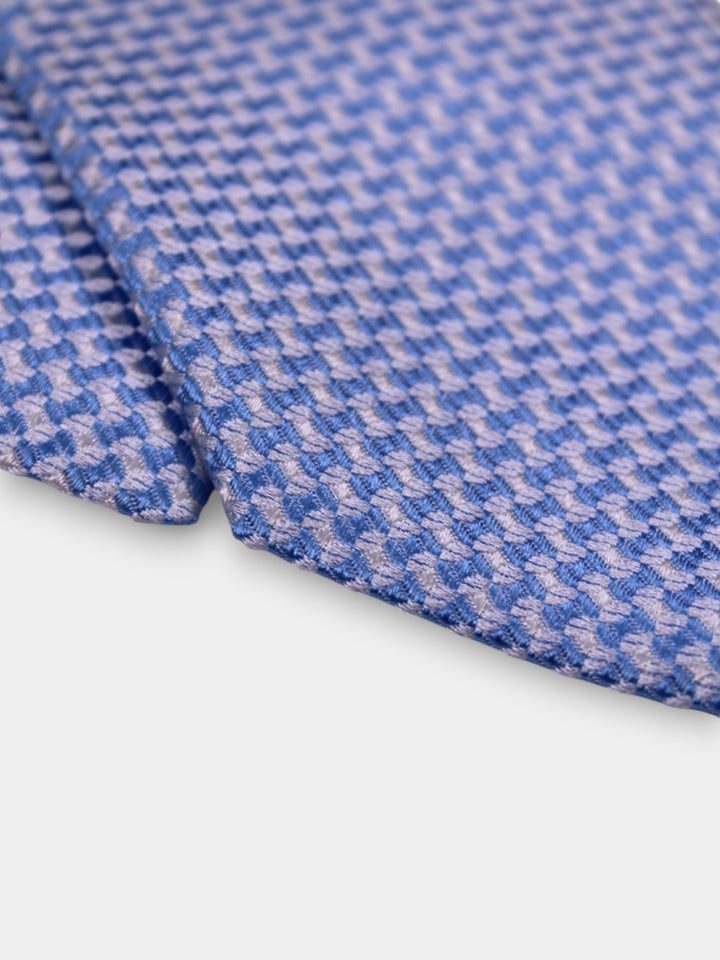 John Hyatt Textured Silk Tie | Light Blue
