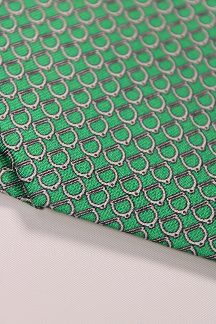 John Hyatt Stirrup Tie | Green