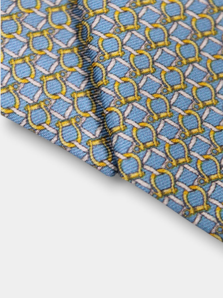 John Hyatt Shackle Link Tie | Light Blue