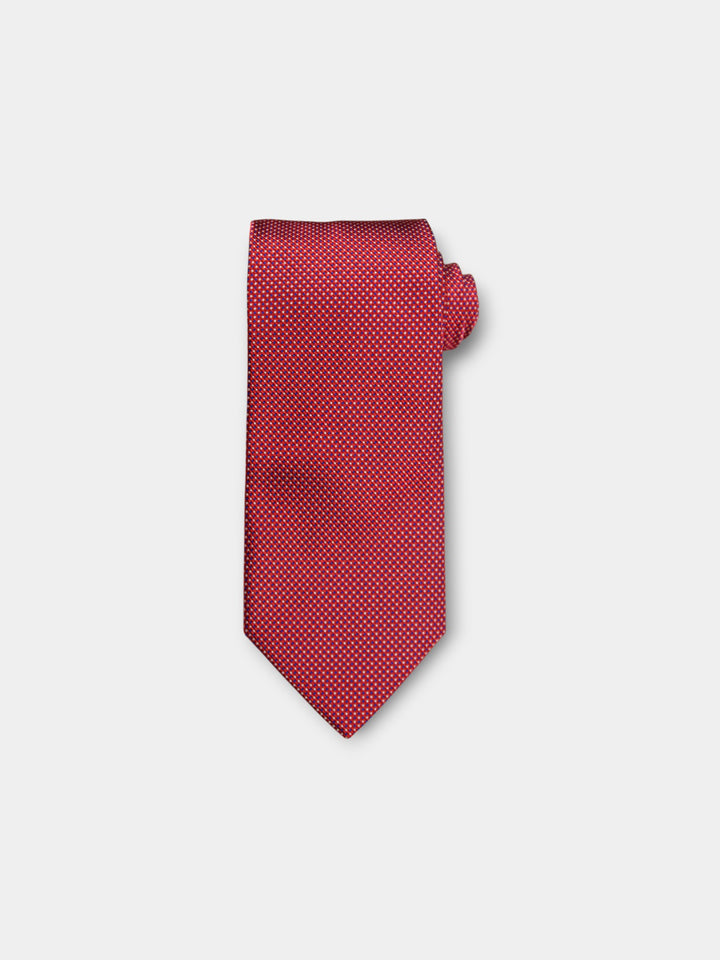 John Hyatt Micro Dot Tie | Red
