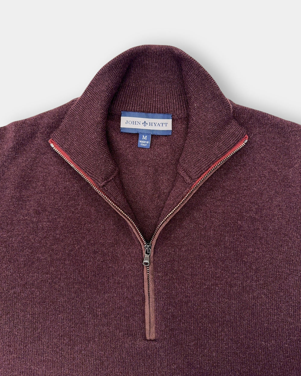 John Hyatt Cashmere Quarter-Zip Sweater