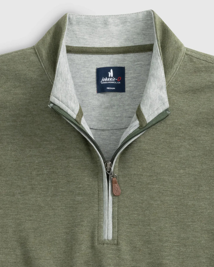 Johnnie-O Sully 1/4 Zip Pullover Sequoia JMKO1460