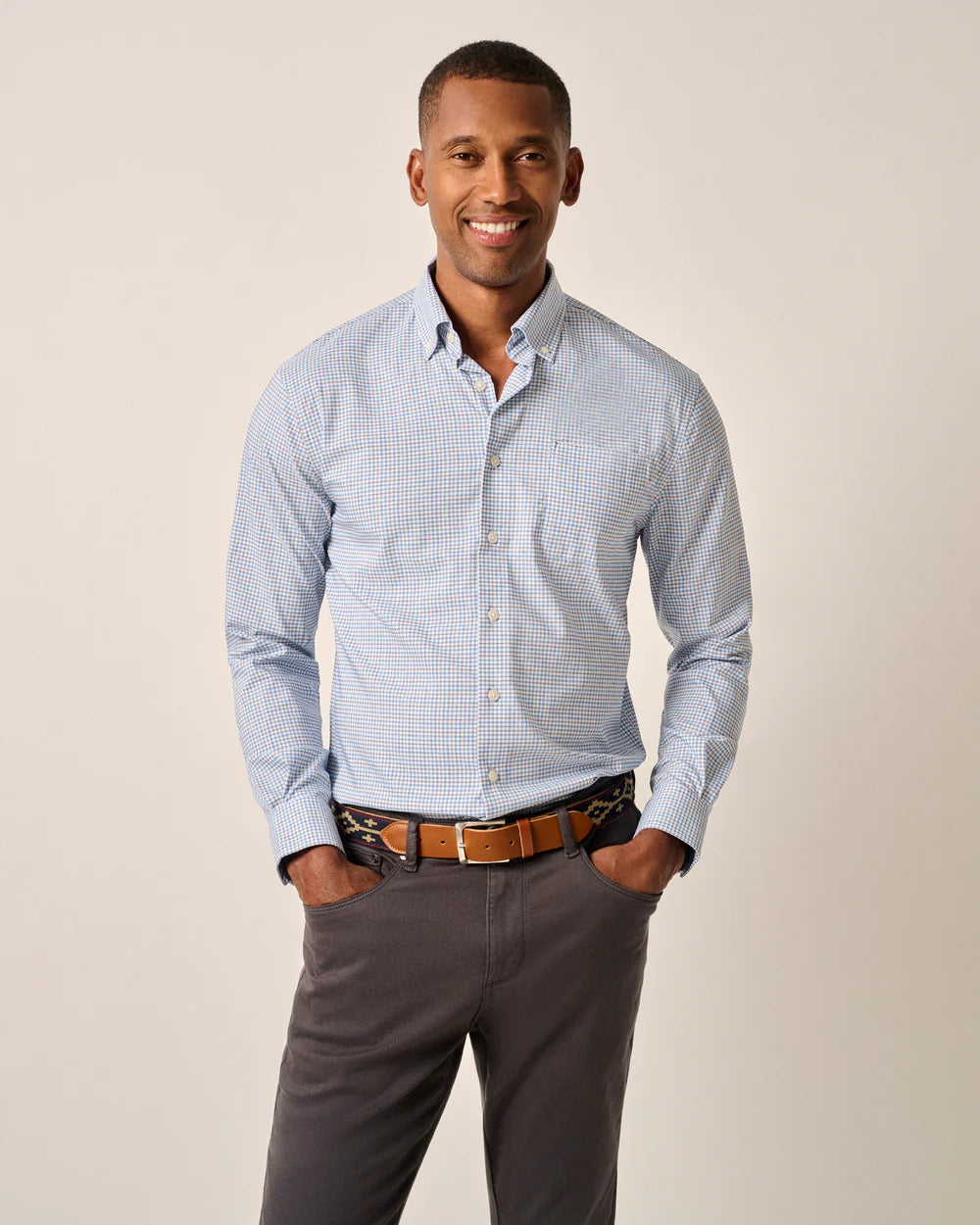 Johnnie-O Shay Performance Button Up Shirt