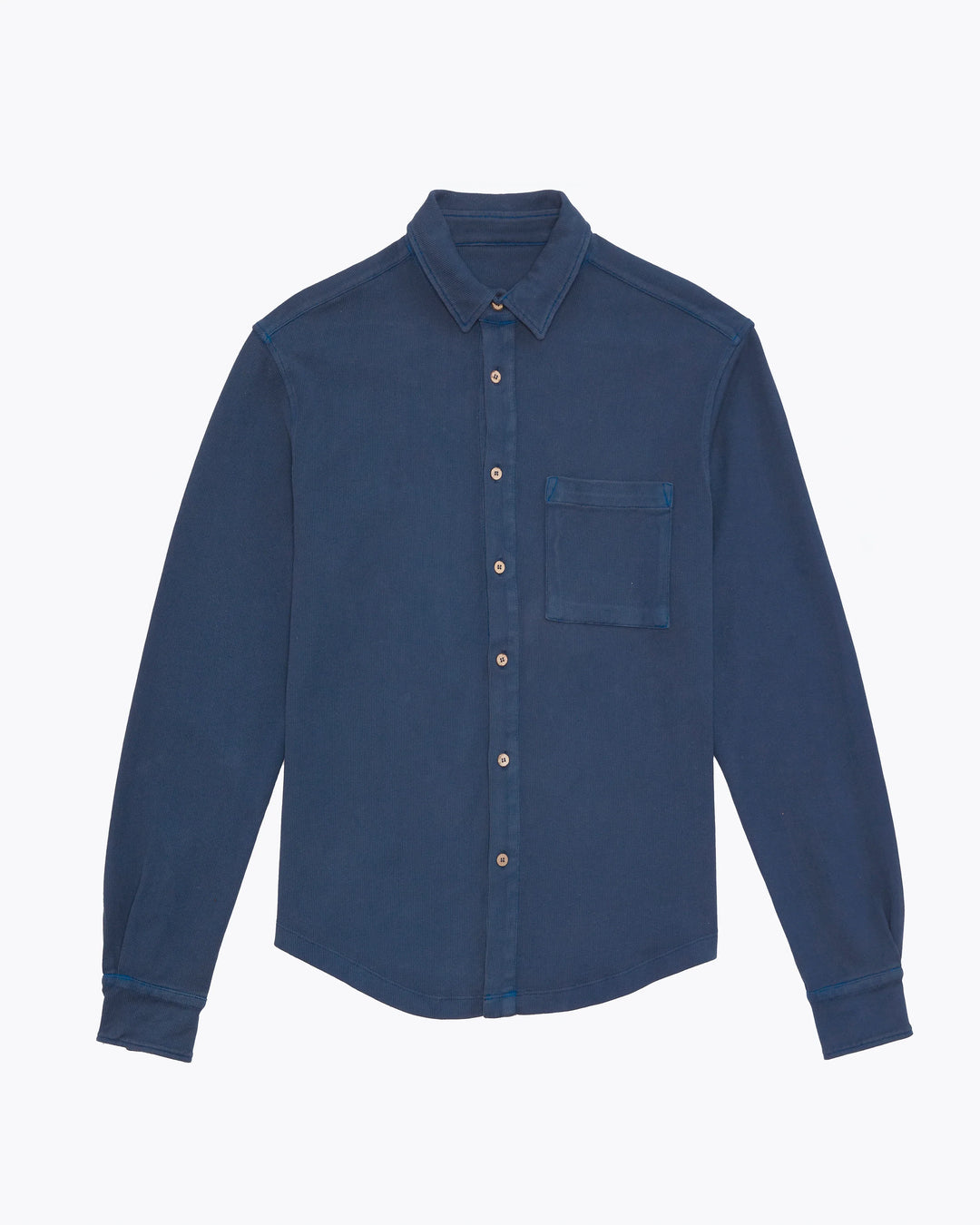 Alex Crane Caza Knit Shirt Indigo CZAKNT