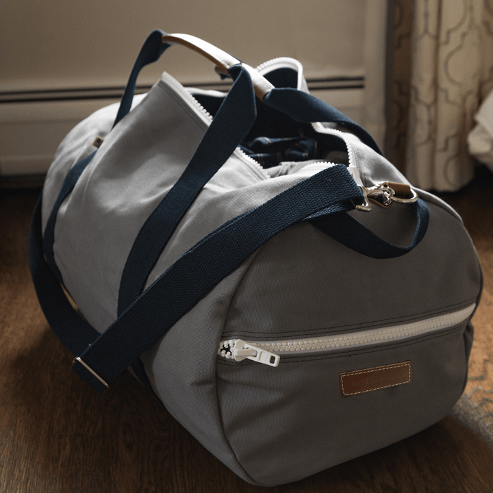 Hudson Sutler Large Chatham Duffel Bag Grey / Navy HS2031