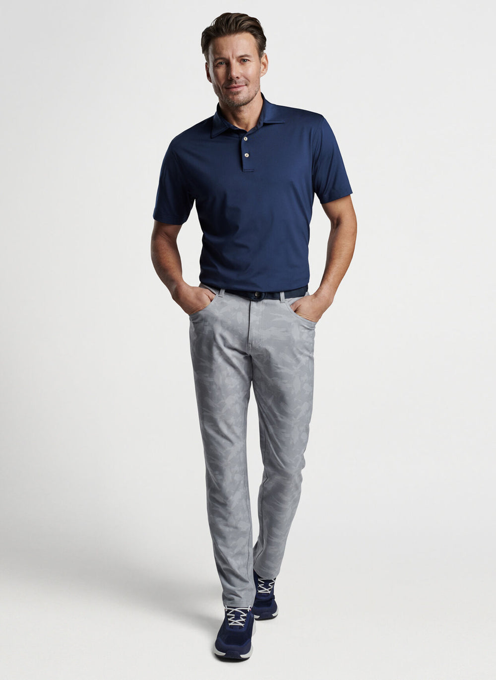 Peter Millar Solid Jersey Performance Polo