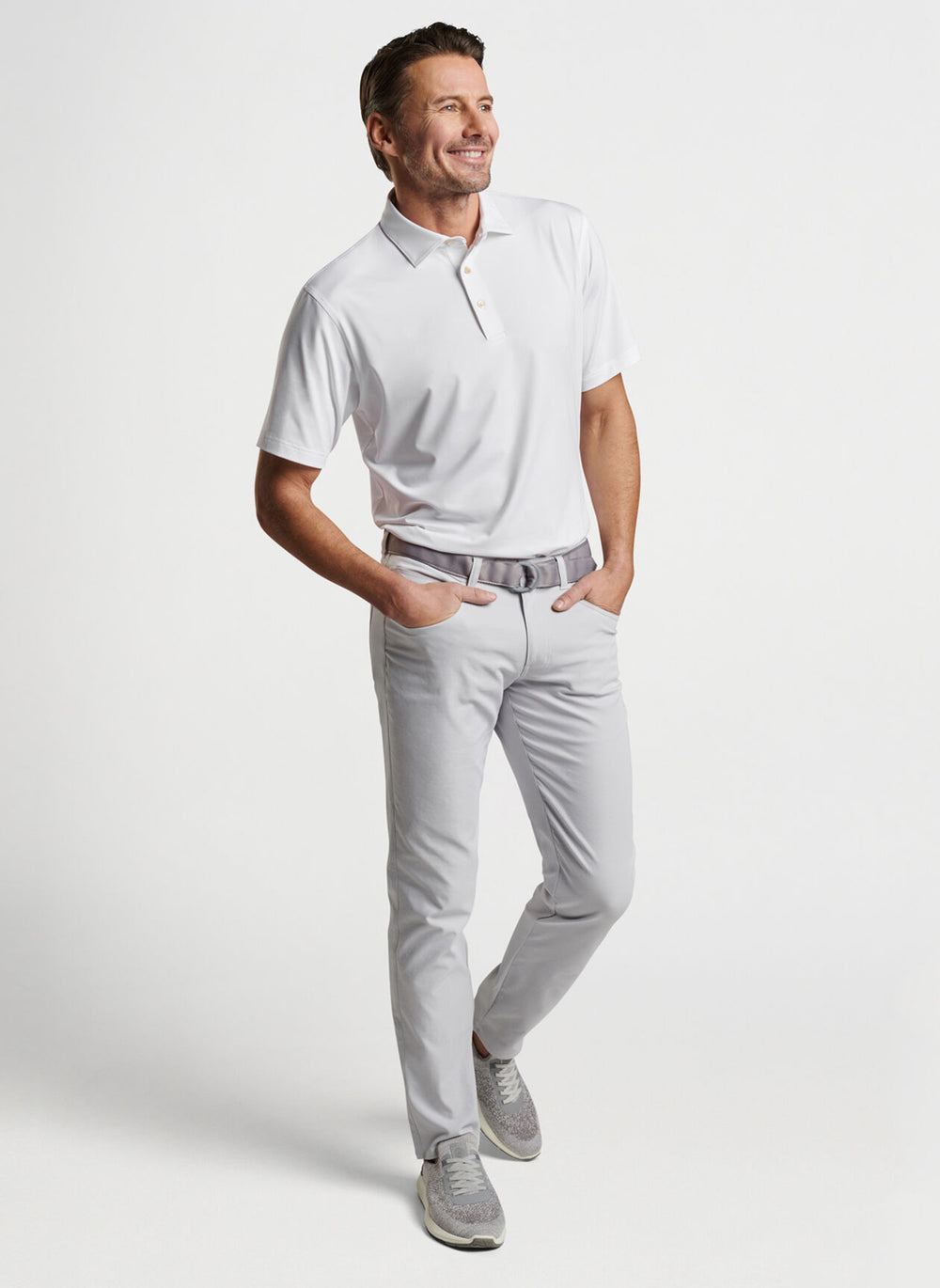 Peter Millar Solid Performance Jersey Polo