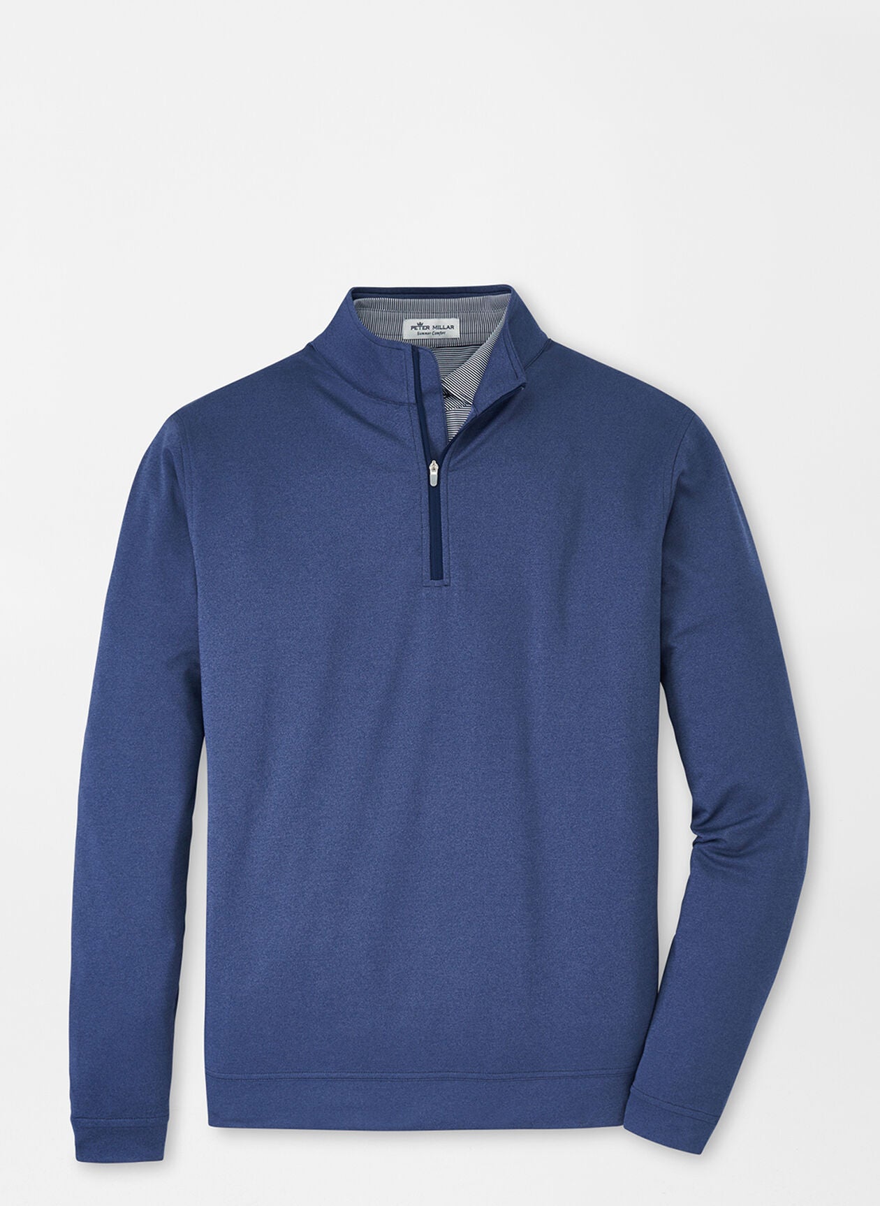 Peter Millar Perth Mélange Performance Quarter-Zip - Navy – John