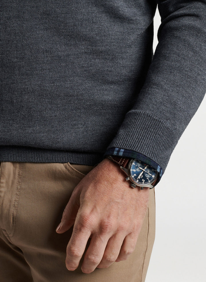 Peter Millar Autumn Crest Quarter-Zip Sweater