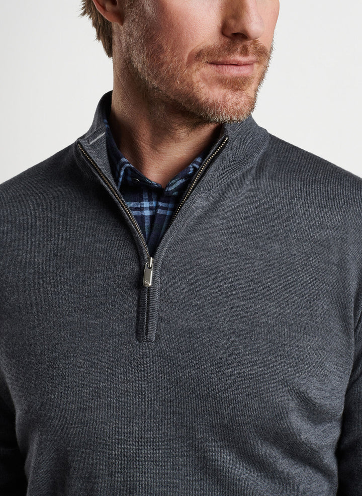 Peter Millar Autumn Crest Quarter-Zip Sweater