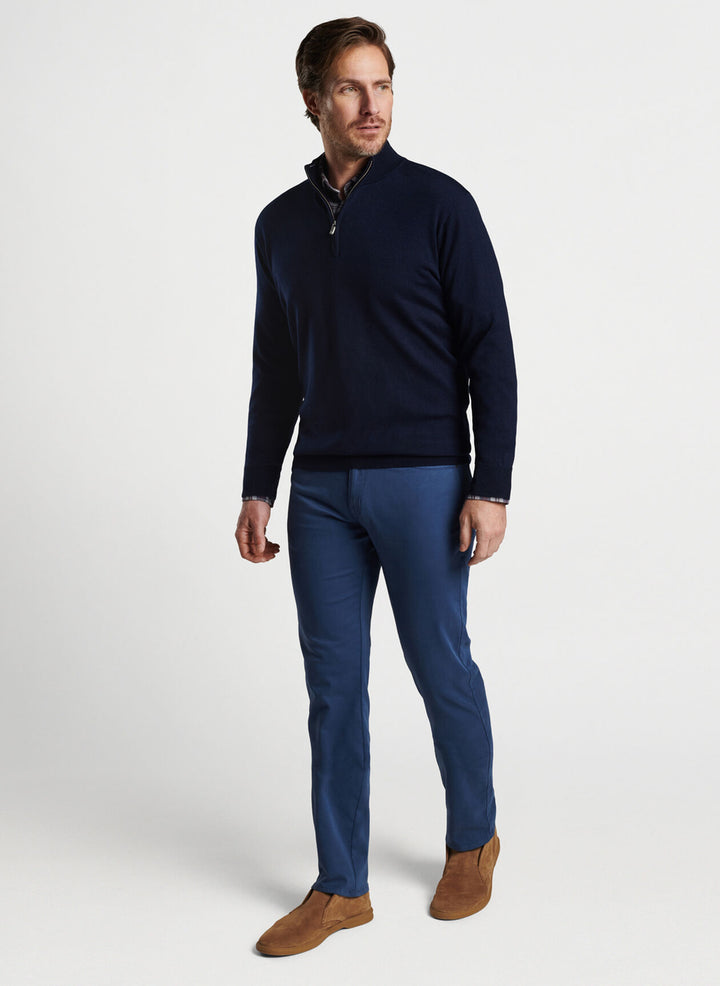 Peter Millar Autumn Crest Quarter-Zip Sweater