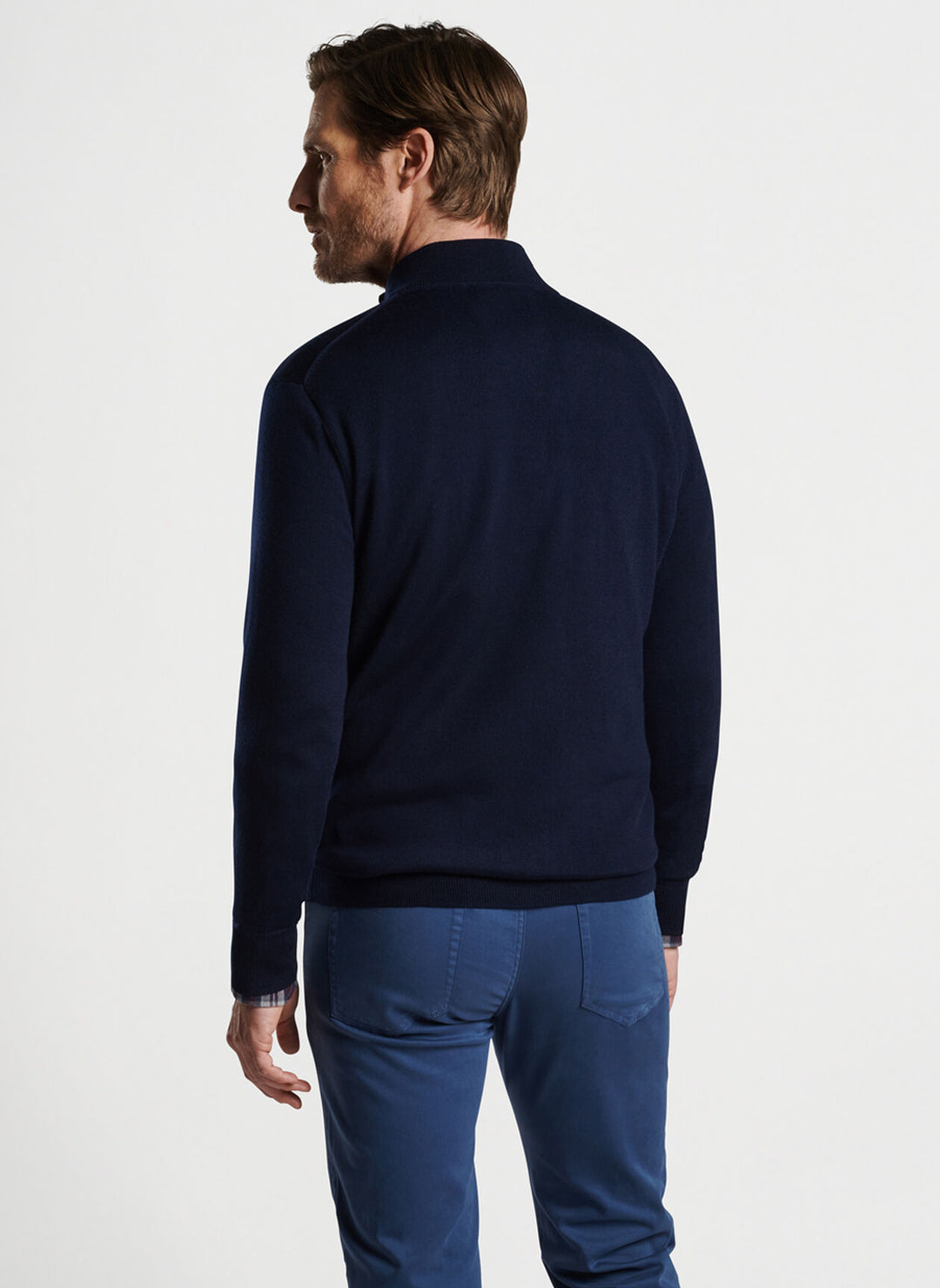Peter Millar Autumn Crest Quarter-Zip Sweater