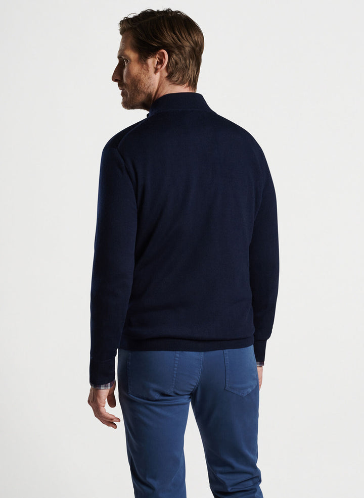 Peter Millar Autumn Crest Quarter-Zip Sweater