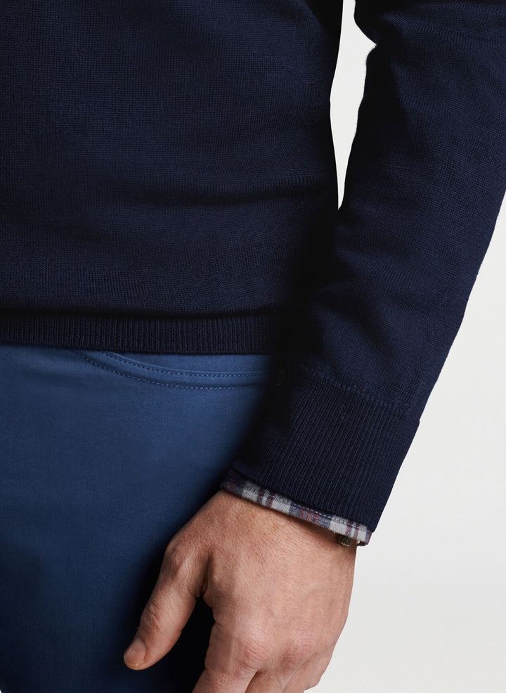 Peter Millar Autumn Crest Quarter-Zip Sweater
