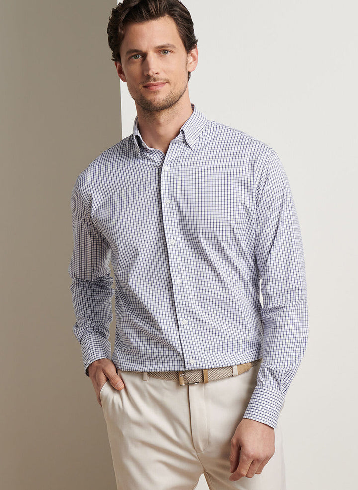 Peter Millar Hanford Performance Twill Sport Shirt