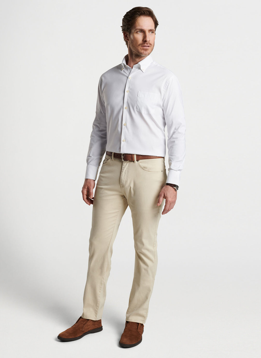 Peter Millar Collins Performance Oxford Sport Shirt