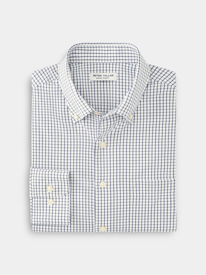 Peter Millar Hanford Performance Twill Sport Shirt