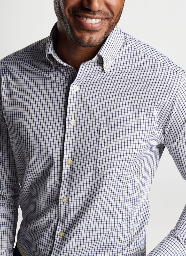 Peter Millar Hanford Performance Twill Sport Shirt