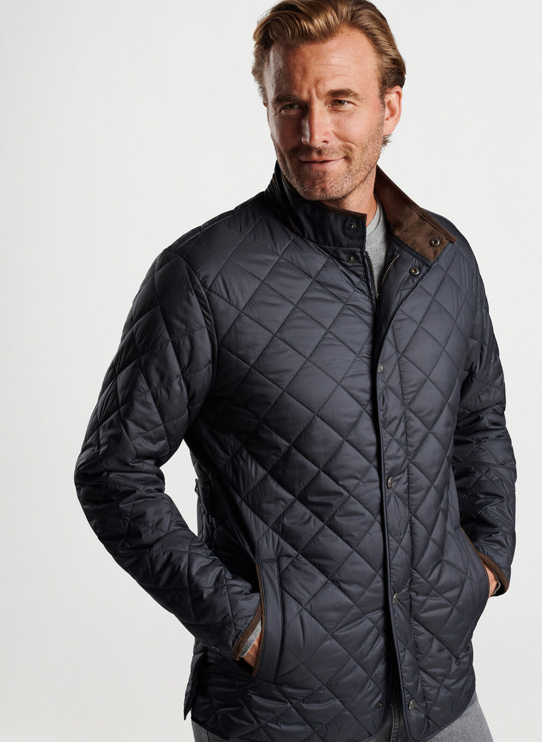 Peter Millar Suffolk Quilted Travel Coat