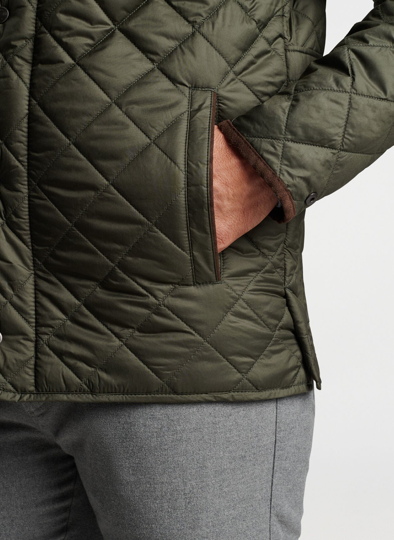 Peter Millar Suffolk Quilted Travel Coat