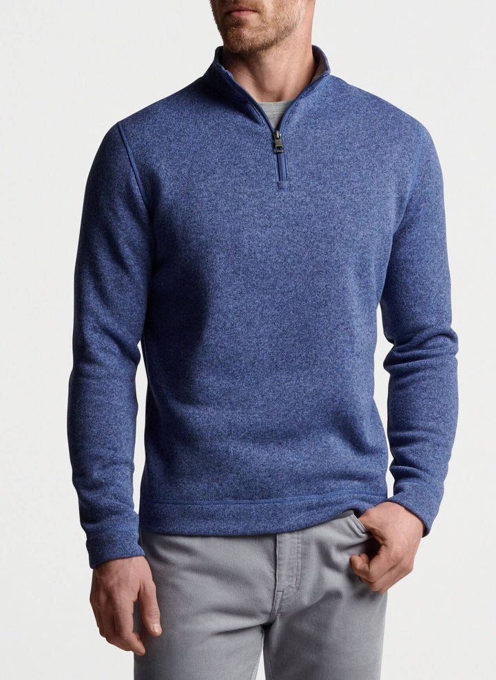 Peter Millar Crown Sweater Fleece Quarter Zip