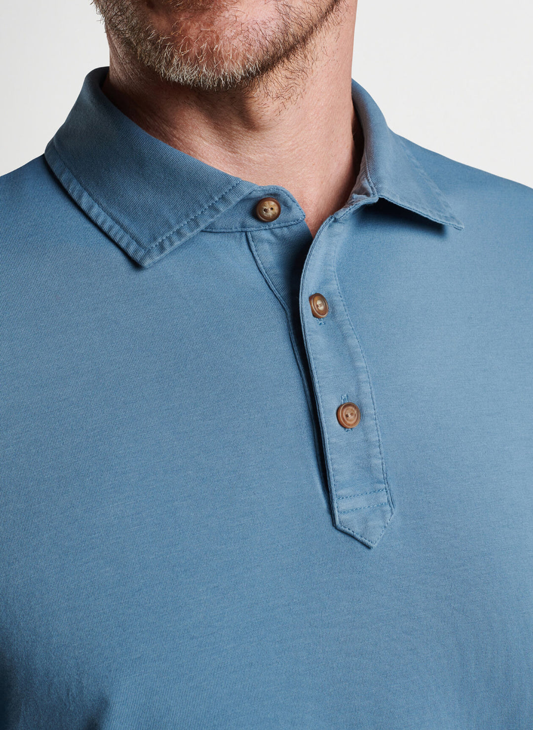 Peter Millar Lava Wash Long-Sleeve Polo