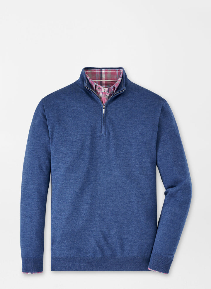 Peter Millar Autumn Crest Quarter-Zip Sweater