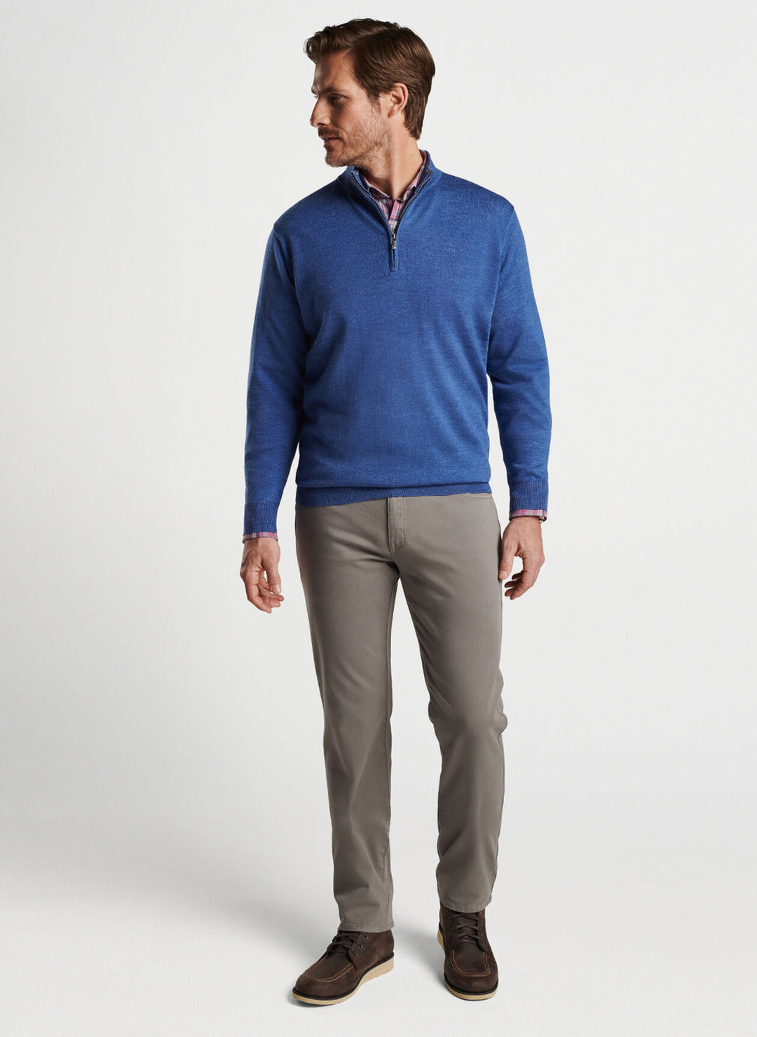 Peter Millar Autumn Crest Quarter-Zip Sweater