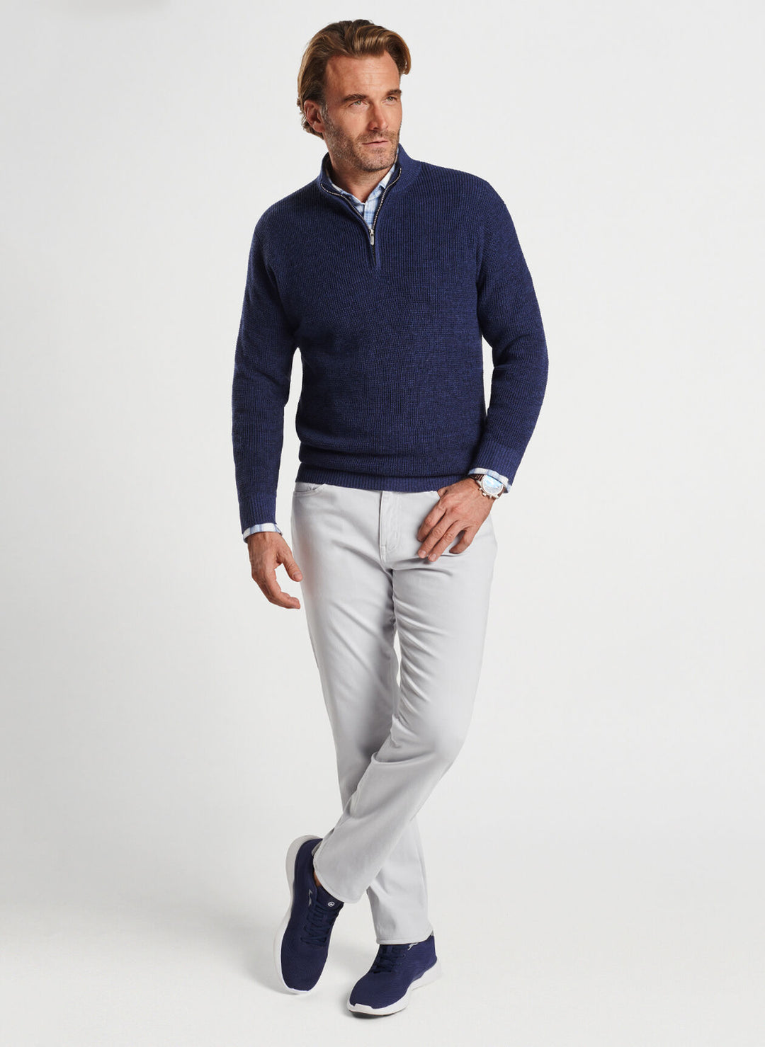 Peter Millar Kitts Twisted Quarter-Zip