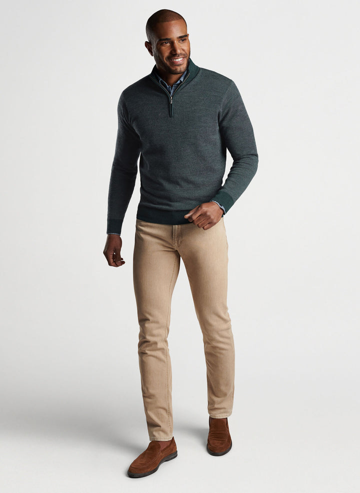 Peter Millar Breaker Birdseye Quarter-Zip