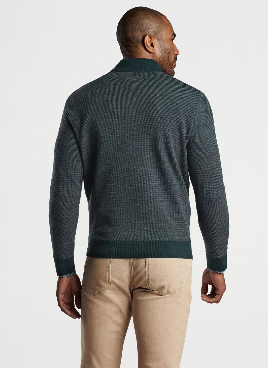 Peter Millar Breaker Birdseye Quarter-Zip