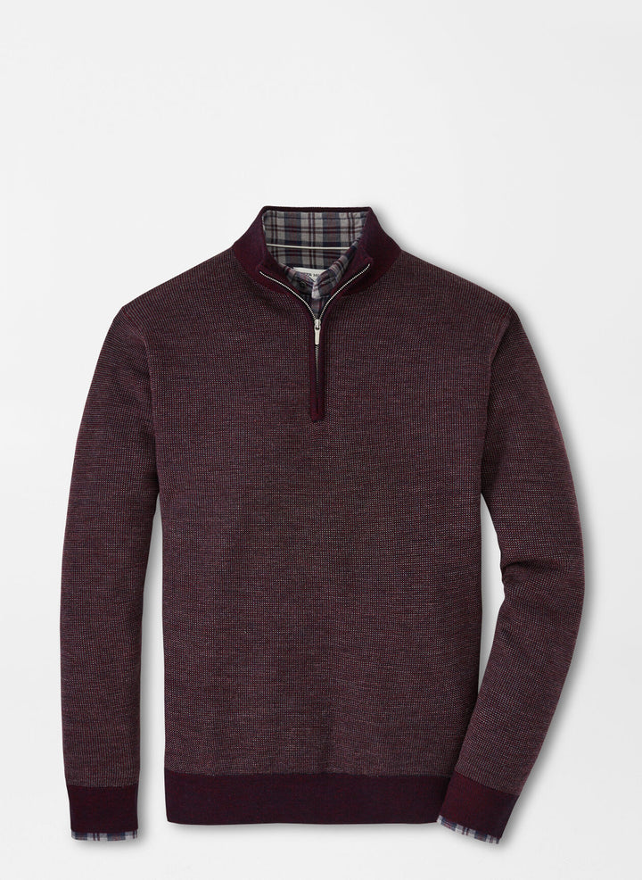 Peter Millar Breaker Birdseye Quarter-Zip