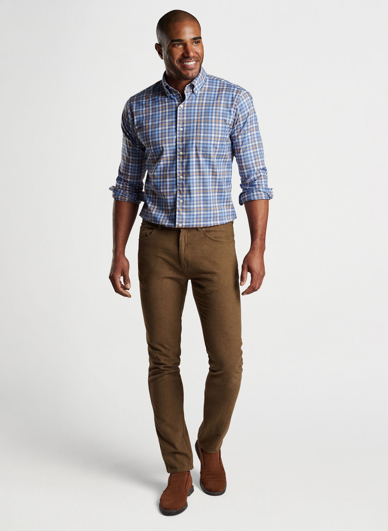Peter Millar Orin Cotton-Stretch Sport Shirt
