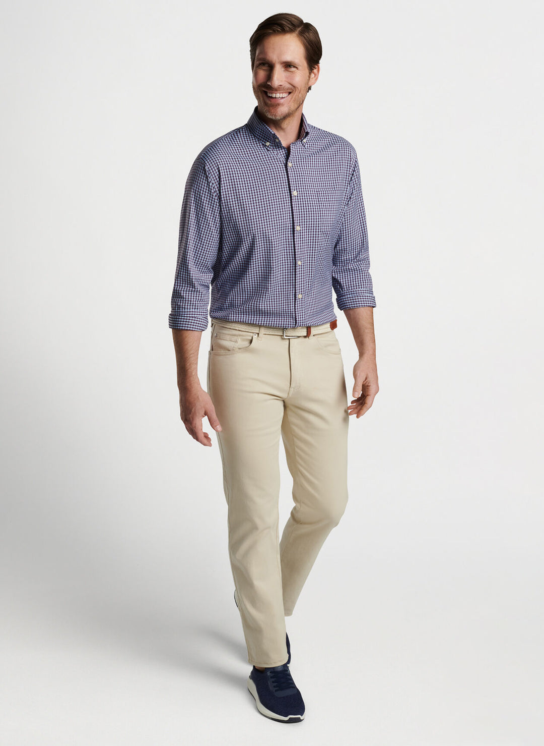 Peter Millar Geary Performance Twill Sport Shirt