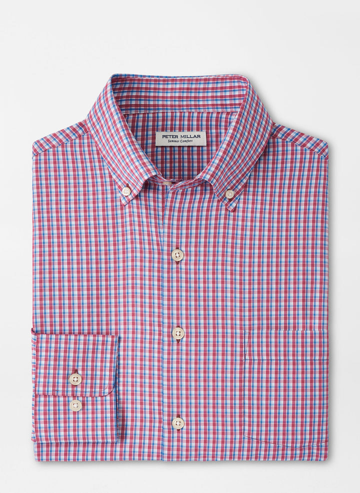 Peter Millar Ashbury Performance Twill Sport Shirt