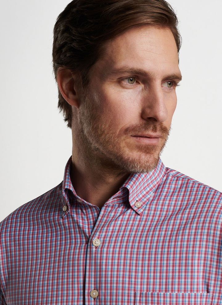 Peter Millar Ashbury Performance Twill Sport Shirt