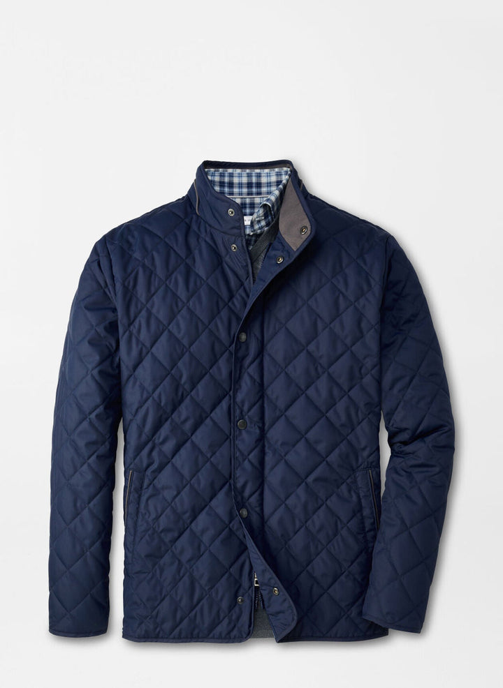 Peter Millar Suffolk Coat Navy MF24Z02