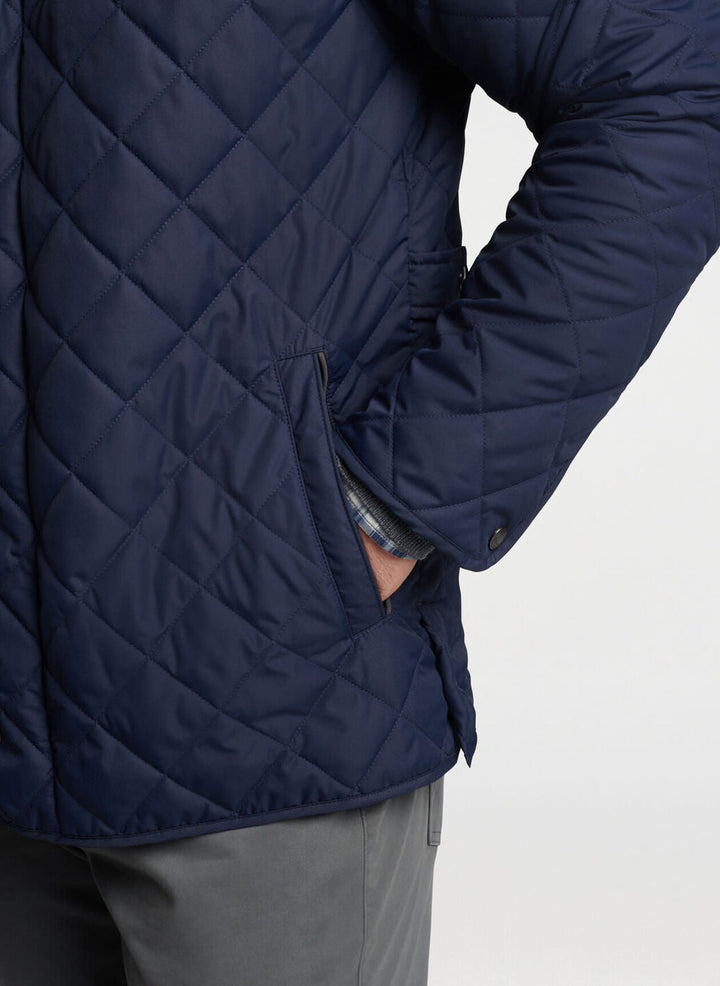 Peter Millar Suffolk Coat Navy MF24Z02