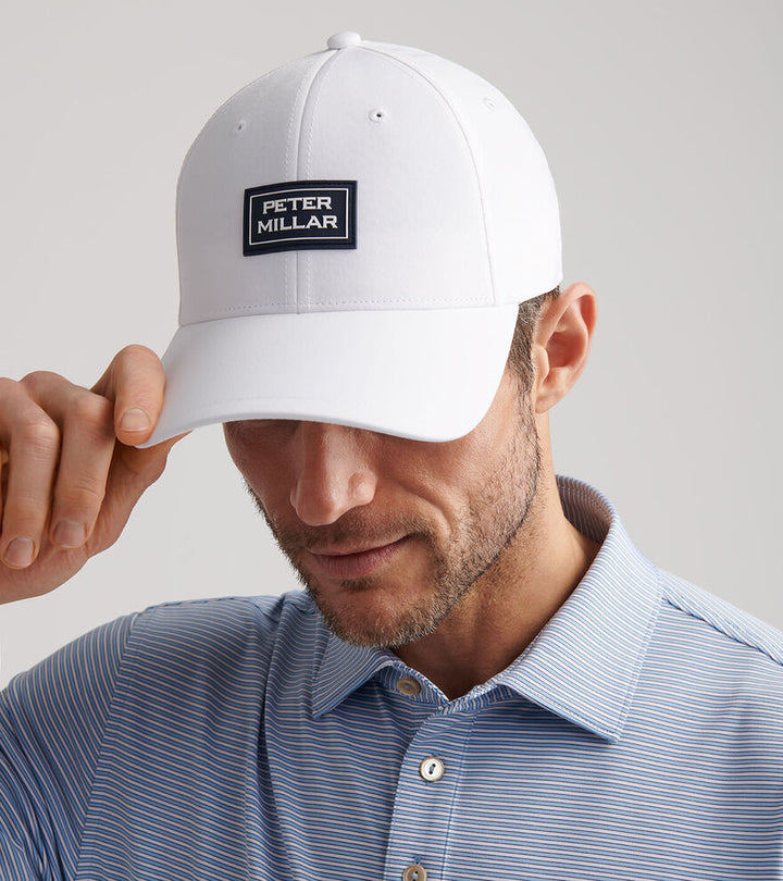 Peter Millar Pursuit Performance Stacked Logo Hat