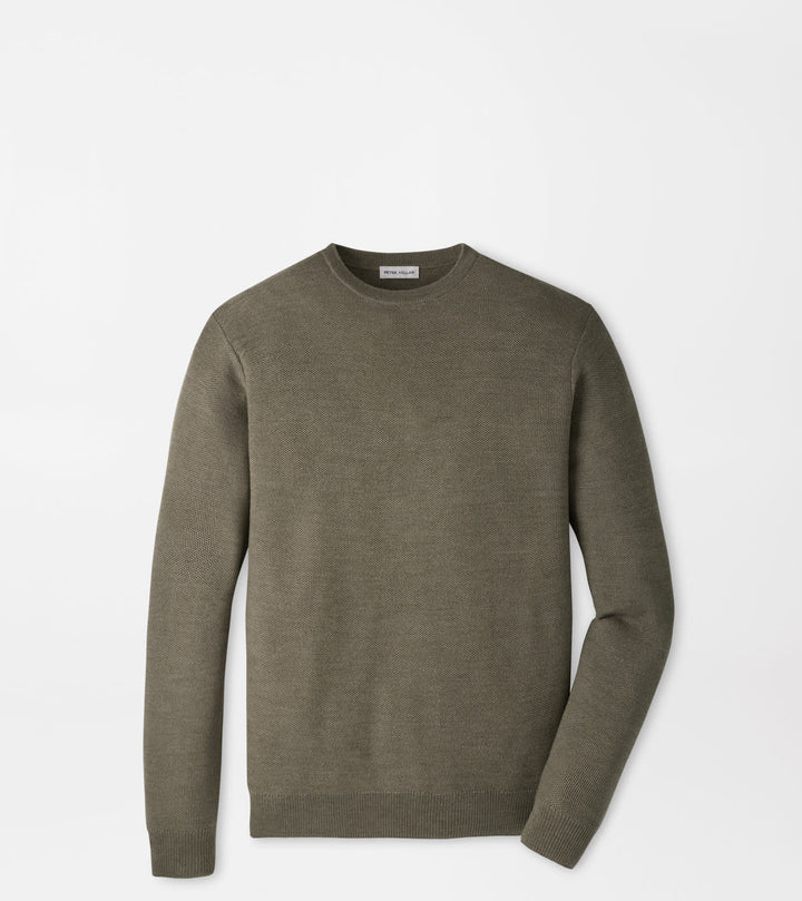Autumn Crest Honeycomb Crewneck Sweater