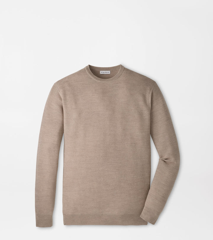 Autumn Crest Honeycomb Crewneck Sweater