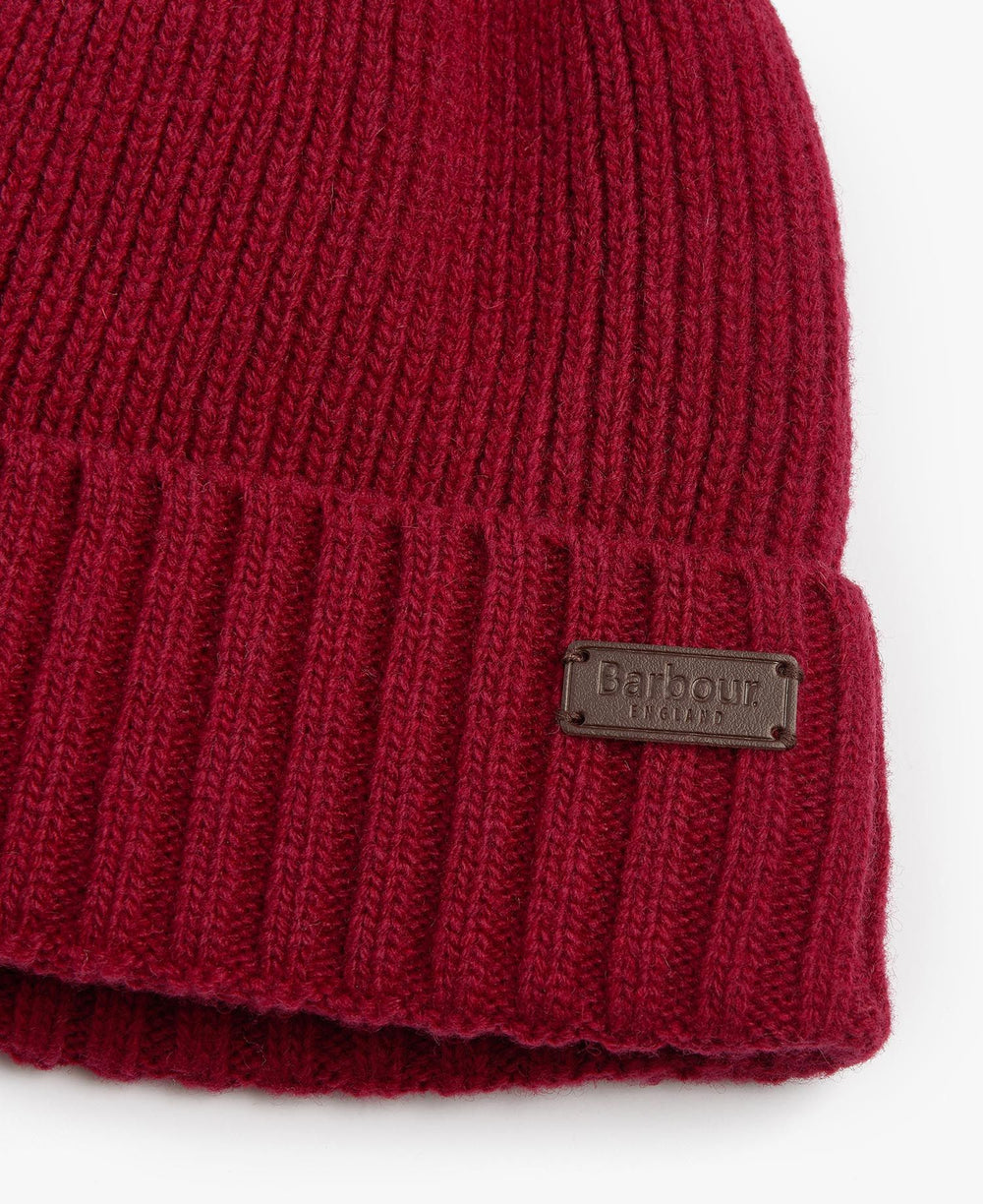 Barbour Carlton Beanie Cranberry MHA0449