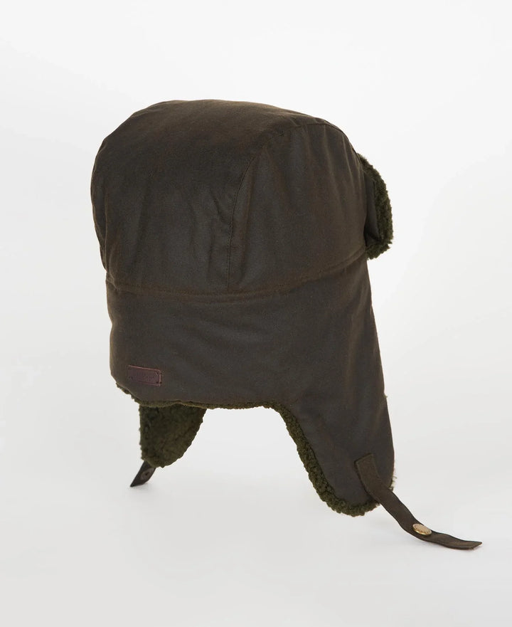 Barbour Morar Wax Trapper Hat Olive MHA0710