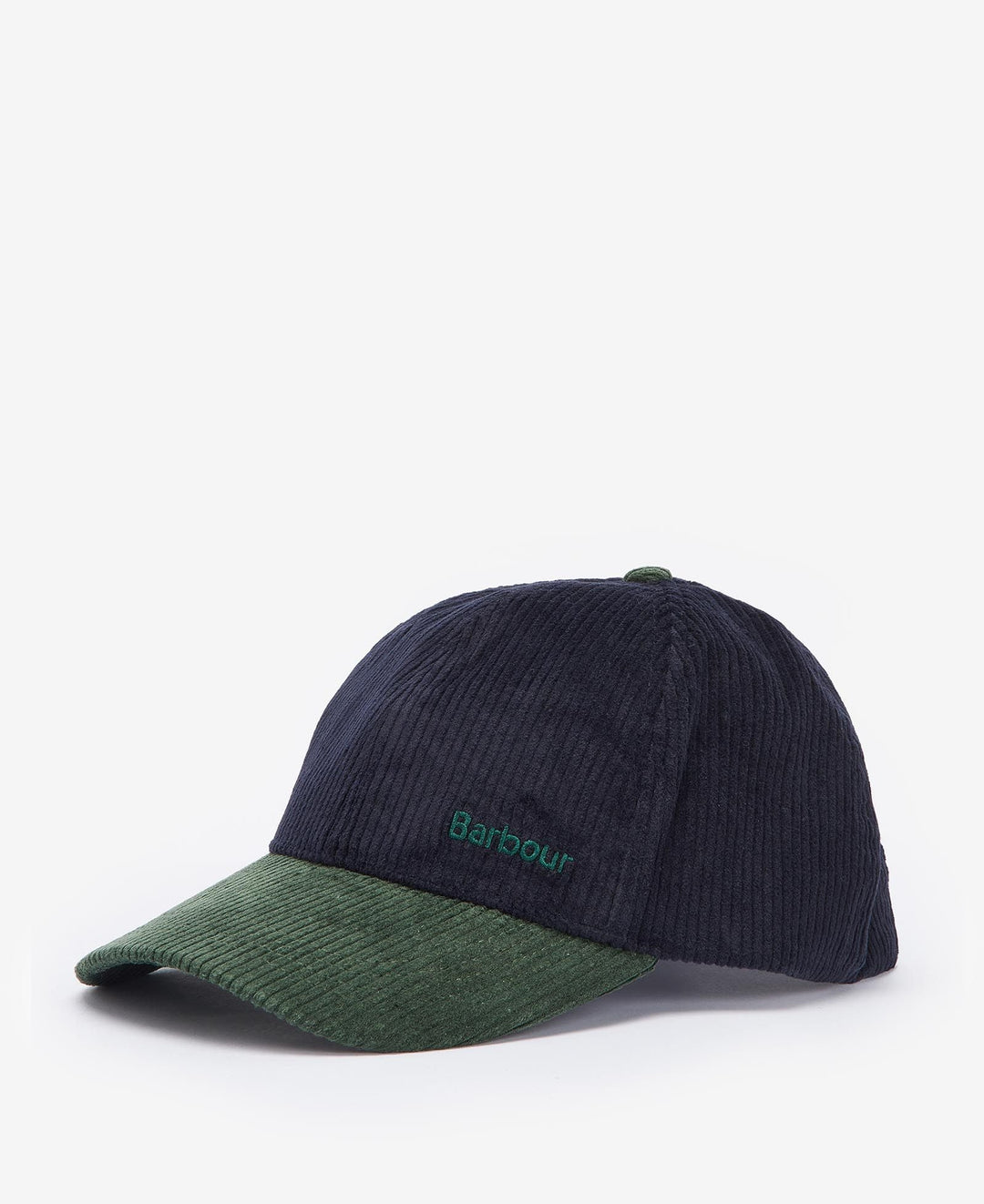 Barbour Angus Cord Sports Cap Navy/Evegreen MHA0869