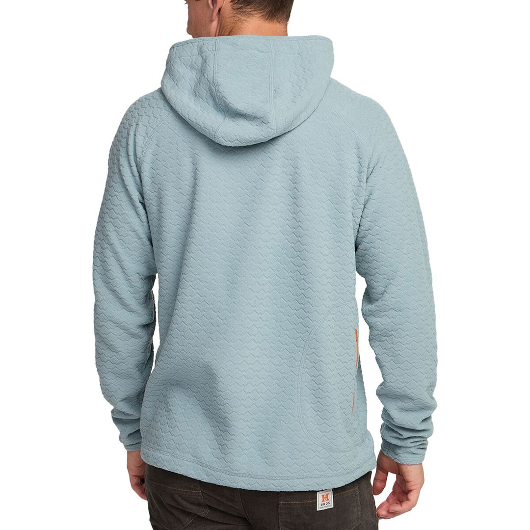 Howler Bros. Palo Duro Fleece Hoodie Mountain Grid : Iron Blue 155025F